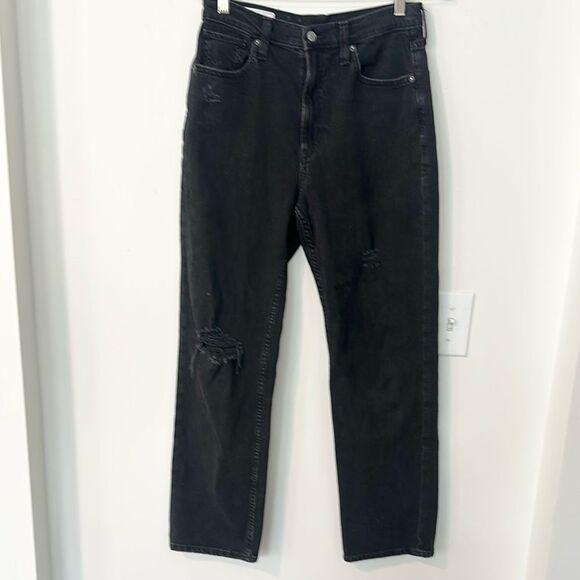 GAP Denim - Gap 90’s Loose High Rise Black Wash Jeans 27/4R
